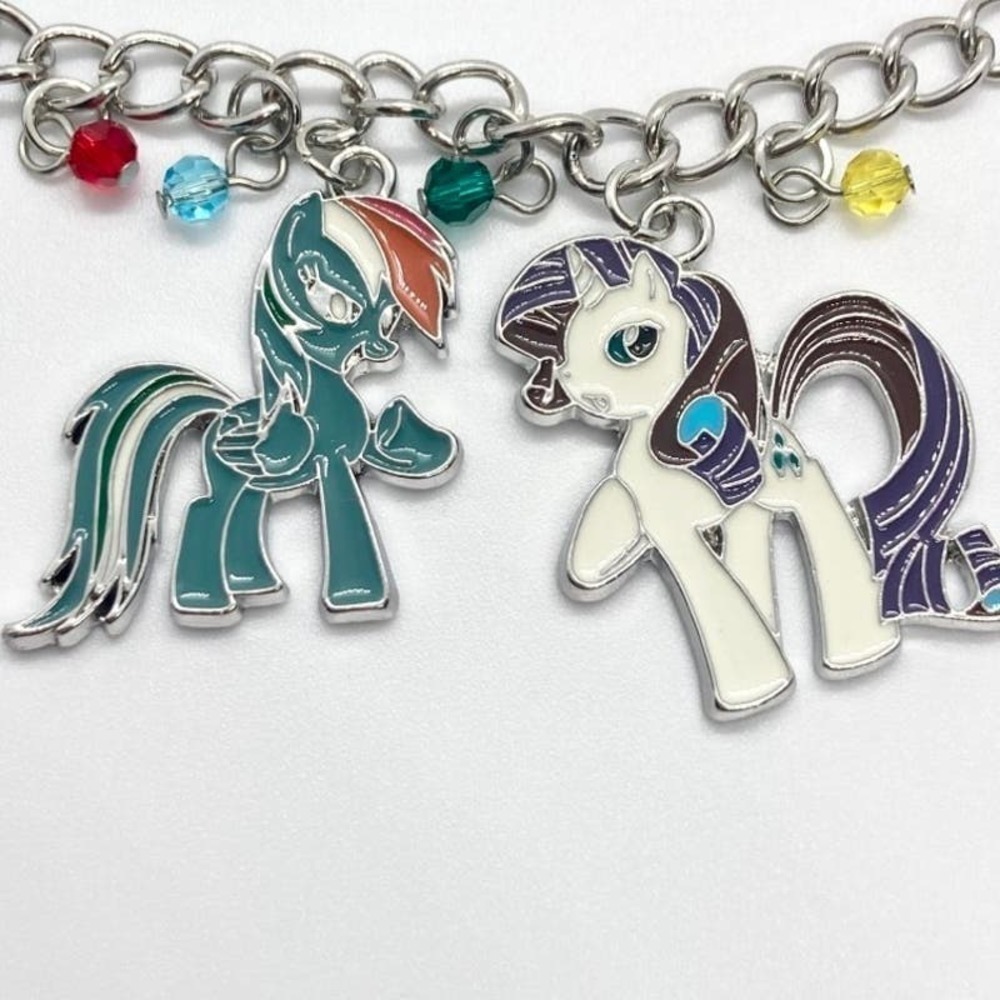 My Little Pony Charm Bracelet Silver Tone - Picture 5 of 8